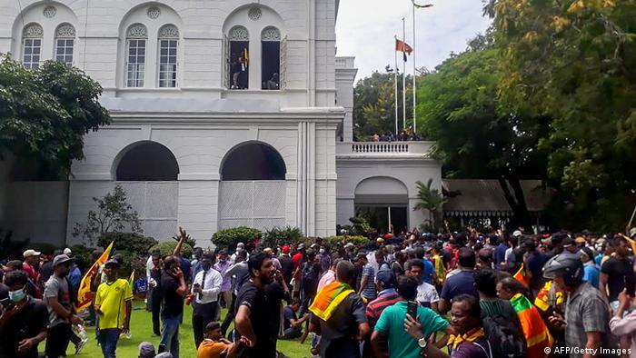 Enraged protestors storm Sri Lankan President Rajapaksa's house, President Gotabaya reportedly flees