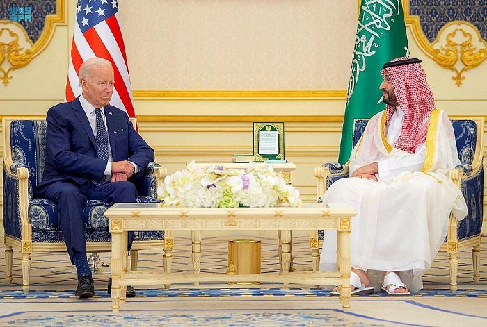 HRH Crown Prince, U.S. President Hold official session of talks