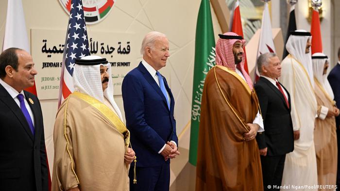 Biden says the United States remains committed to the Middle East