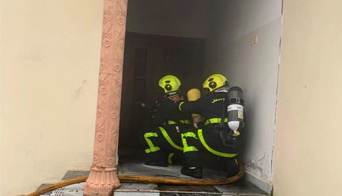 CDAA puts out a fire in Oman