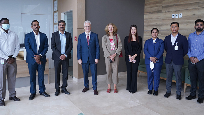 German Ambassador visits Aster Royal Hospital – the newest state-of-the-art hospital in Ghubra