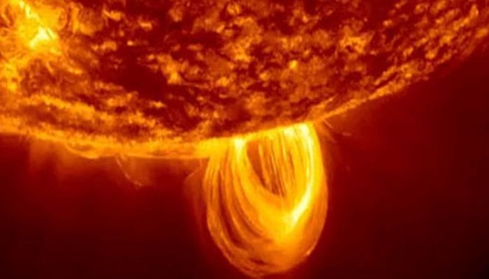 انفجار شمسي ضخم يهدد الأرض بعواصف شمسية