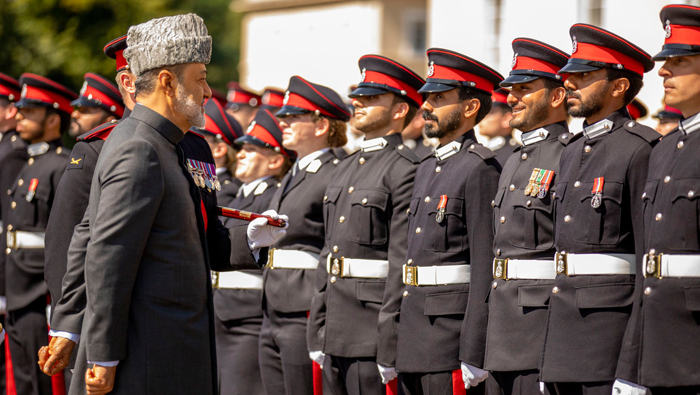 HM the Sultan presides over passing out of officers at Sandhurst Academy