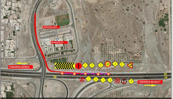This road in Muscat to be partially closed for traffic