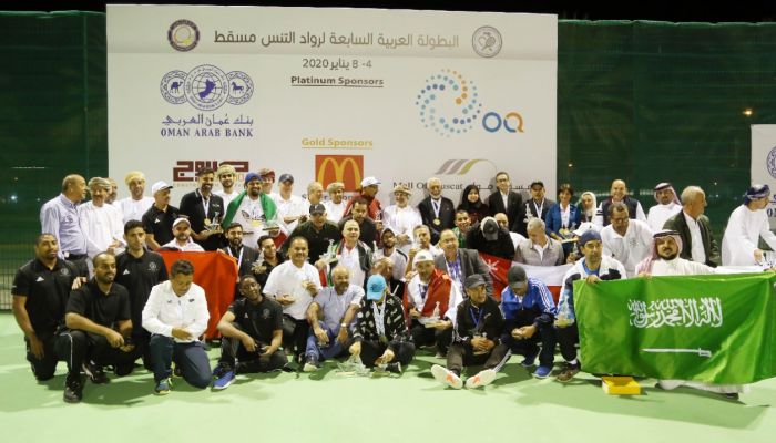 محافظة ظفار تستضيف البطولة العاشرة لرواد العرب للتنس
