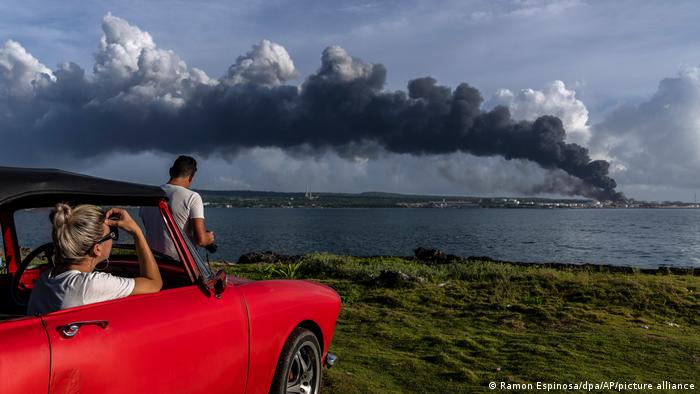 Cuba: Massive fire at oil storage facility engulfs third tank