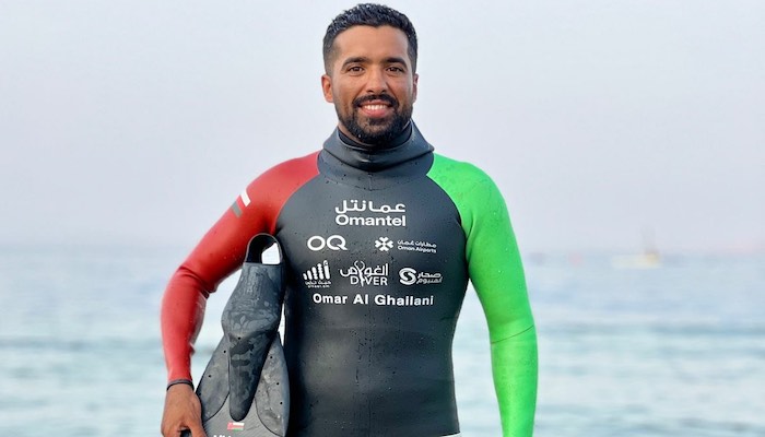 Omar Al Ghailani crowned this year's champion for freediving
