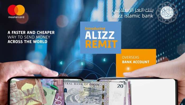 Alizz Islamic Bank and Mastercard launch ‘AlizzRemit’ offering fast and secure global money transfers