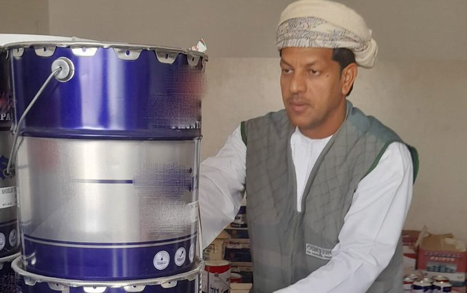 Expired paints seized in South Al Sharqiyah Governorate