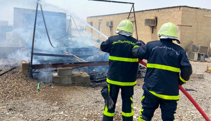 Workers residence catches fire in Al Dhahirah