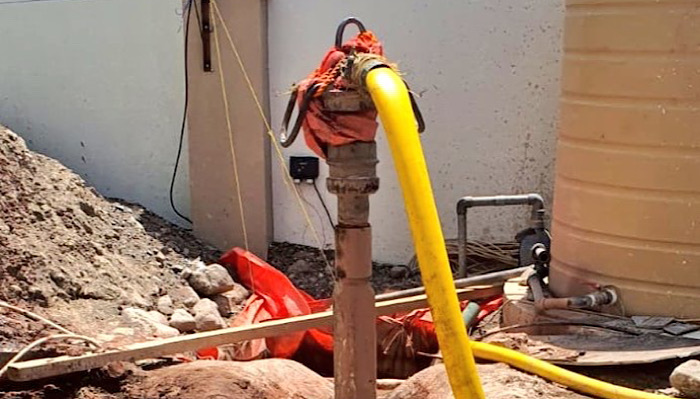 Drilling equipments used for unlicensed wells seized in Oman