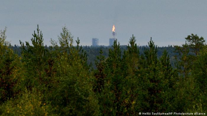 Russia burns large amounts of gas amid supply cuts to Europe