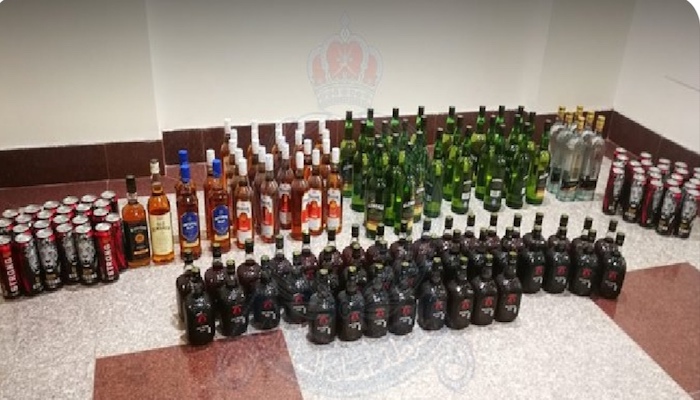One arrested for possessing alcoholic beverages