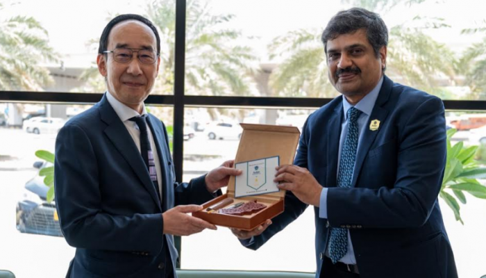 Japanese Ambassador impressed by facilities at Aster Royal Hospital during his visit