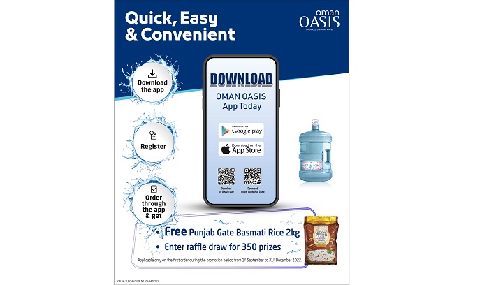 Oman Oasis announces the launch of its Mobile App with new offers