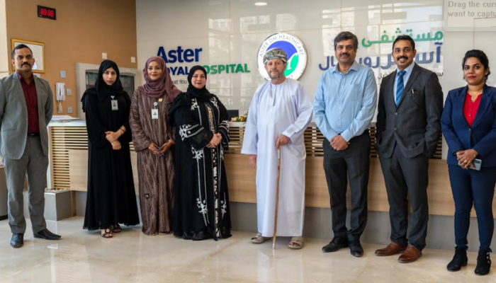 Aster Royal Hospital honored by the visit of Wali of Bidbid