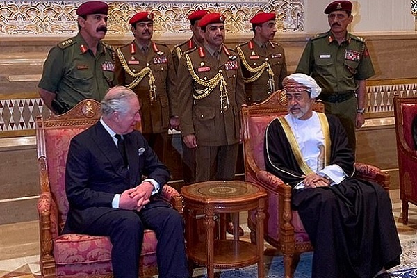 جلالة السلطان يُعزي الملك تشارلز في وفاة الملكة إليزابيث