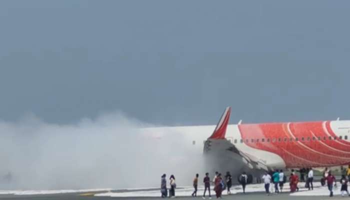 14 injured as smoke starts coming out of Air India Express flight in Muscat