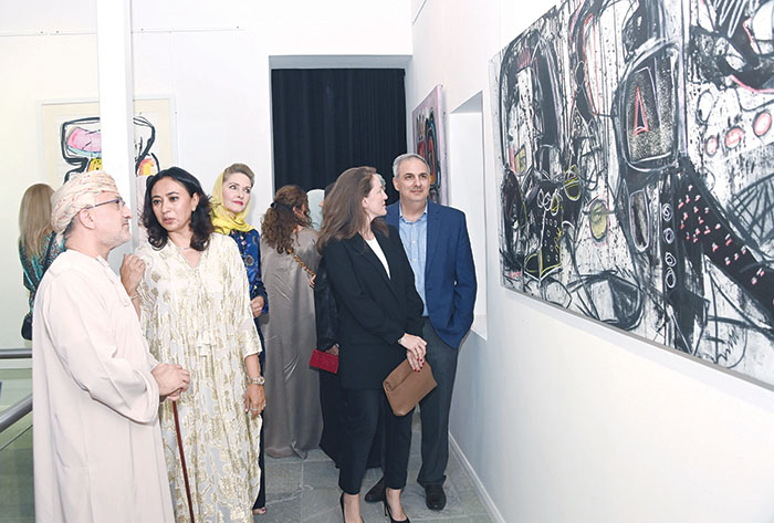 Art exhibition of artist Radhika Hamlai