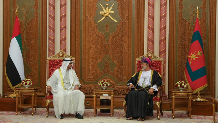 His Majesty the Sultan, UAE President hold official talks