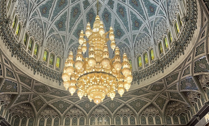 Iconic carpet, chandelier at the Grand Mosque  is a big attraction for tourists