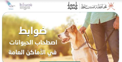 50 ريال غرامة للمخالفين.. بلدية مسقط تؤكد على ضوابط اصطحاب الحيوانات في الأماكن العامة