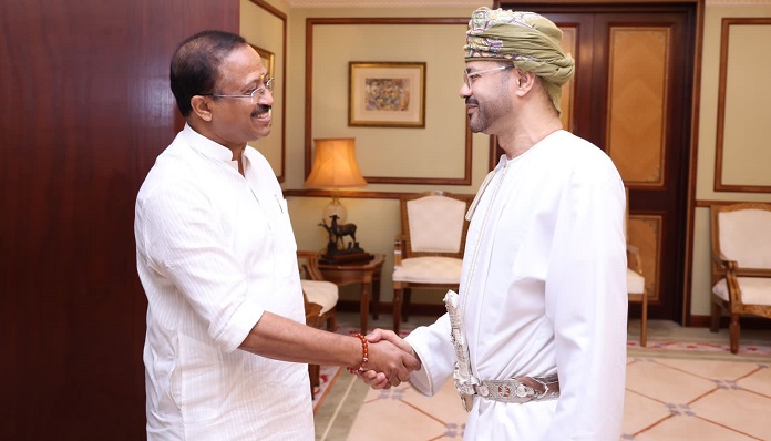 Oman's Foreign Minister receives India's Minister of State for External Affairs