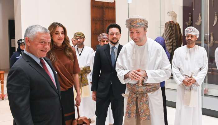 King of Jordan visits Royal Opera House Muscat, National Museum