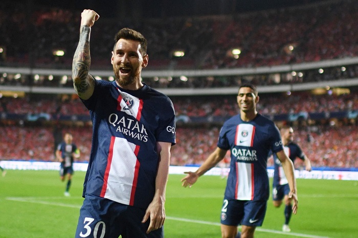 Champions League: Lionel Messi helps Paris Saint-Germain draw 1-1 against Benfica