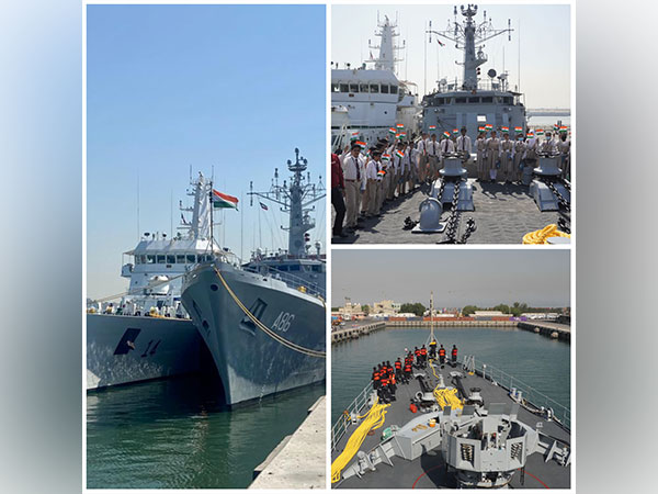 Indian Navy's first training squadron in Kuwait