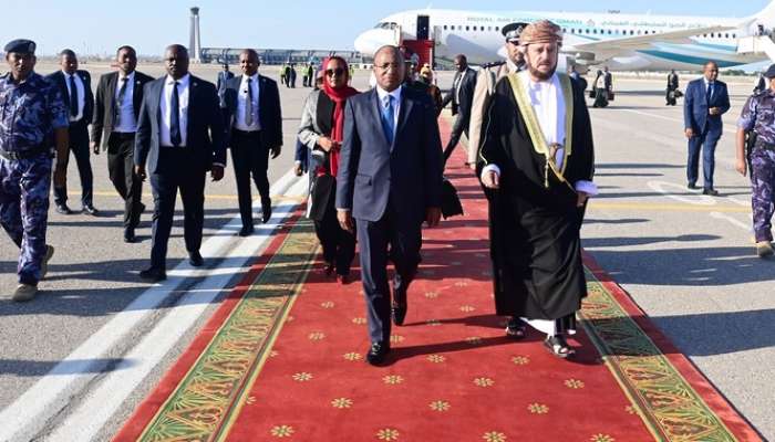 President of Zanzibar arrives in Oman