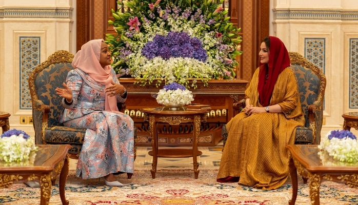 The Honourable Lady receives Spouse of President of Zanzibar
