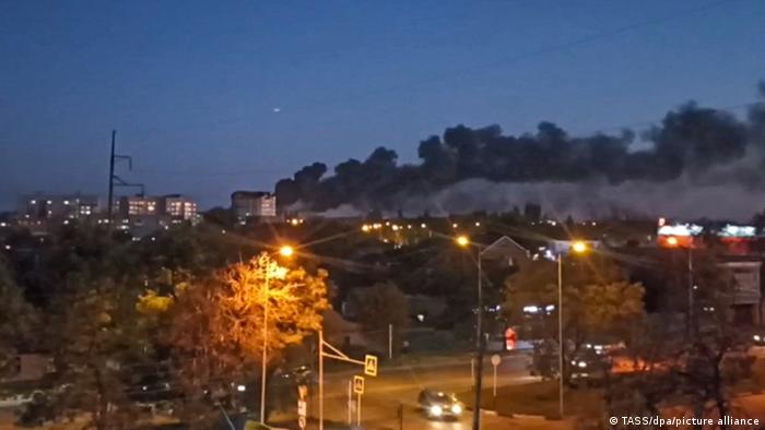 Russia: Military plane crashes into residential building near Azov Sea coast