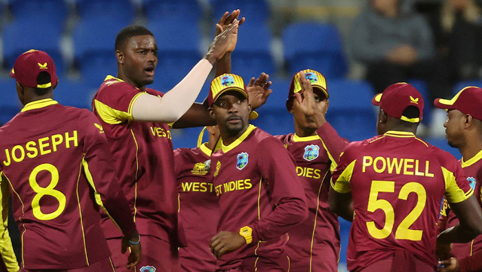 West Indies overcome Zimbabwe threat to gain first points