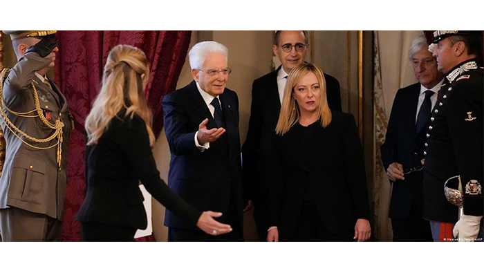 Far-right Giorgia Meloni sworn in as prime minister