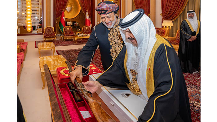 HM苏丹，巴林交换装饰国王，纪念品