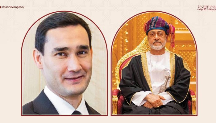 جلالة السُّلطان المعظم يهنئ رئيس تركمنستان بالعيد الوطني