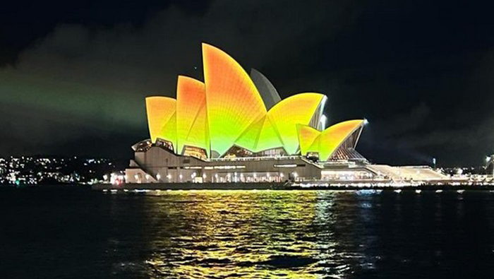 Sydney Opera House lights up on Diwali after a 'Viraat' Sunday