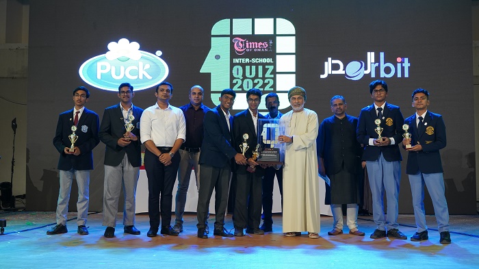 ISWK, Indian School Salalah are winners of Times of Oman/Shabiba English Quiz