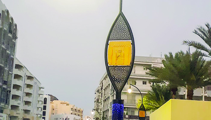 New lamp posts add to beauty of Oman's age-old Muttrah Souq