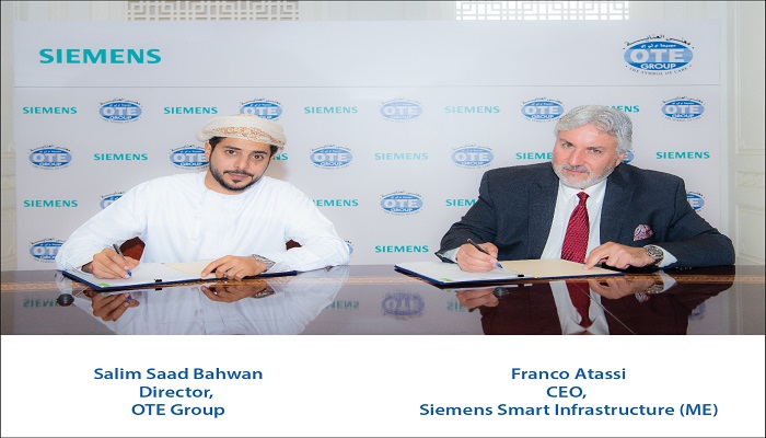 Siemens partners with OTE Group to support roll out of eMobility solutions in Oman