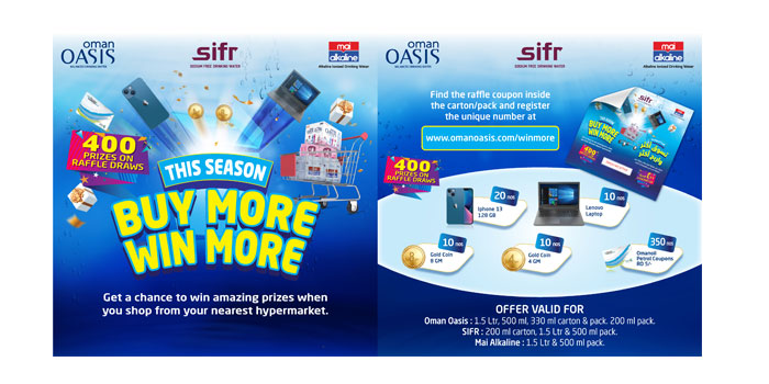 Oman Oasis Launches ‘Buy More Win More’ Promotion