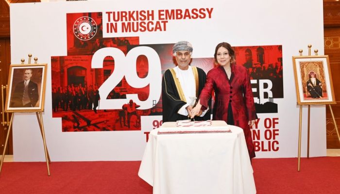 سفارة تركيا بمسقط تحتفل بمناسبة الذكرى ٩٩ لإعلان الجمهورية التركية