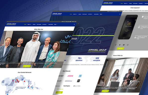 Apparel Group is reinforcing its digital presence with the launch of its fresh new look global website