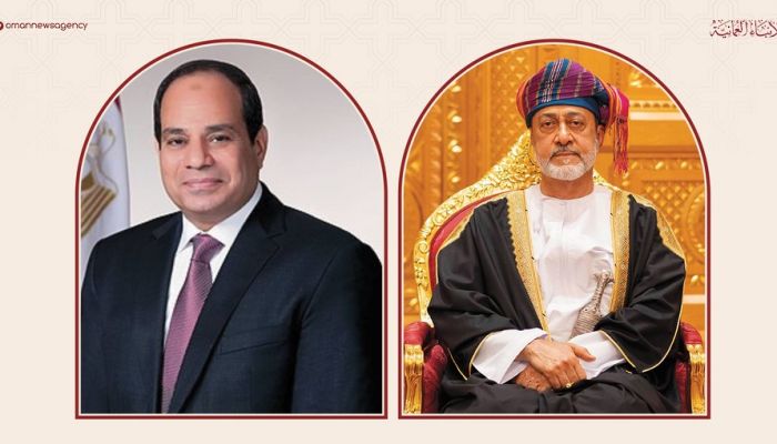 جلالة السلطان المعظم يتلقى برقية شكر من رئيس مصر