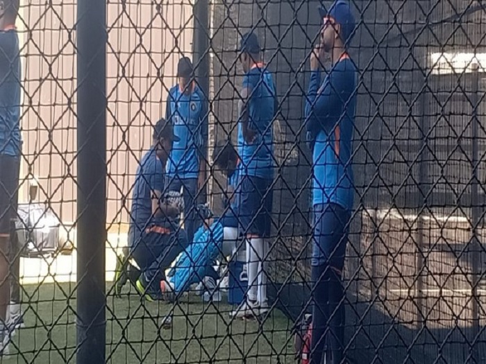 Rohit Sharma escapes injury after being hit on hand during practice ahead of SF clash