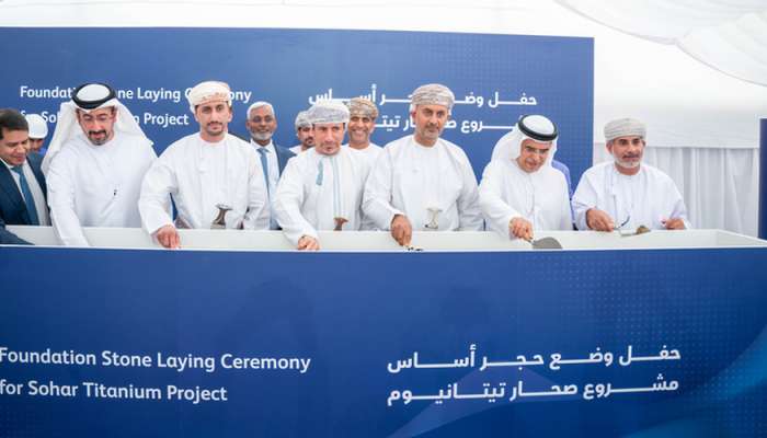 Foundation stone laid for OMR43mn worth Sohar Titanium Project