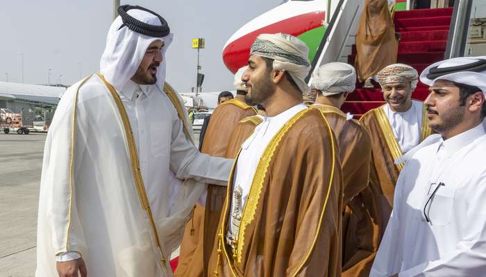 Sayyid Theyazin Arrives at Qatar to attend the opening ceremony of the FIFA World Cup Qatar 2022