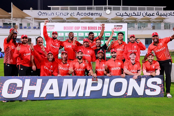 Canada are Desert Cup T20I champions