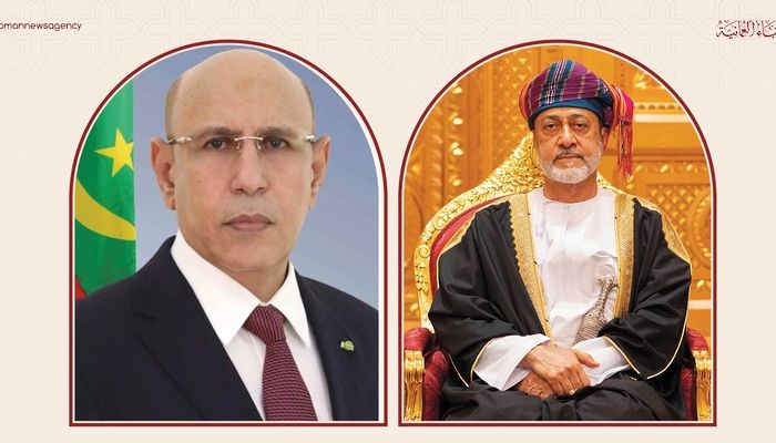 جلالة السُّلطان المعظّم يهنئ رئيس الجمهورية الإسلامية الموريتانية